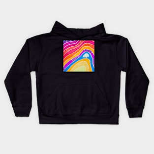 Abstract Landscape Kids Hoodie